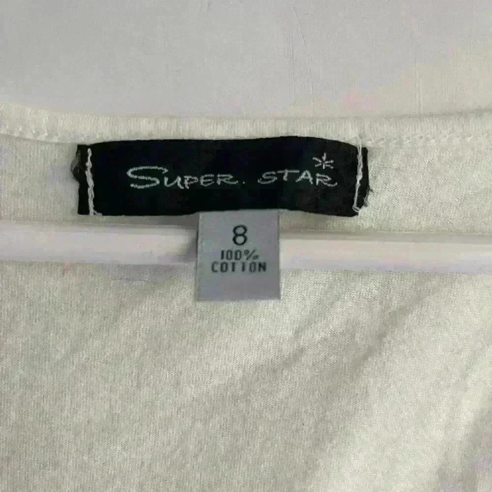 Tank Top with black and white faces, pops of neon - Picture 3 of 4